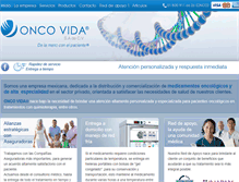 Tablet Screenshot of oncovida.com.mx